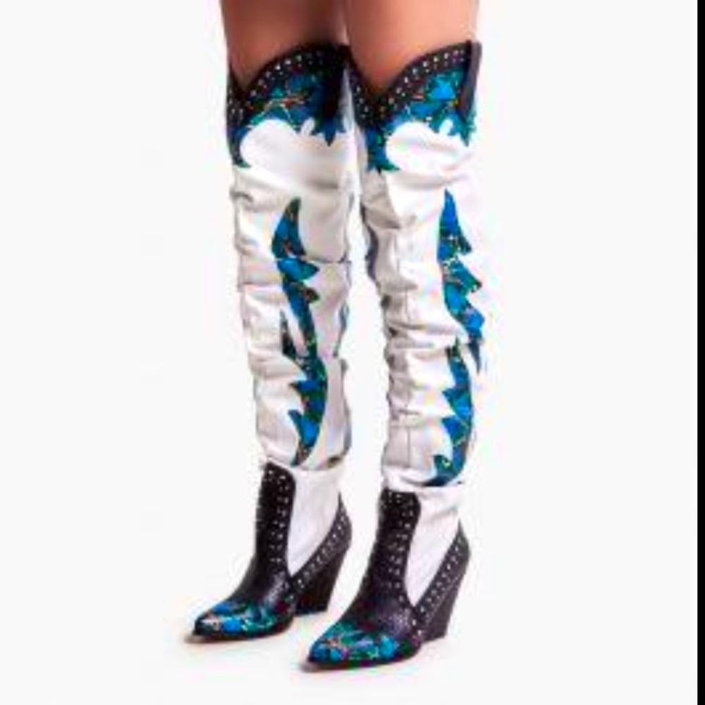 🔥🔥Almost new!🔥🔥 Ego OTK cowboy boots! Sz 7 -UK sz 5. Worn maybe twice!